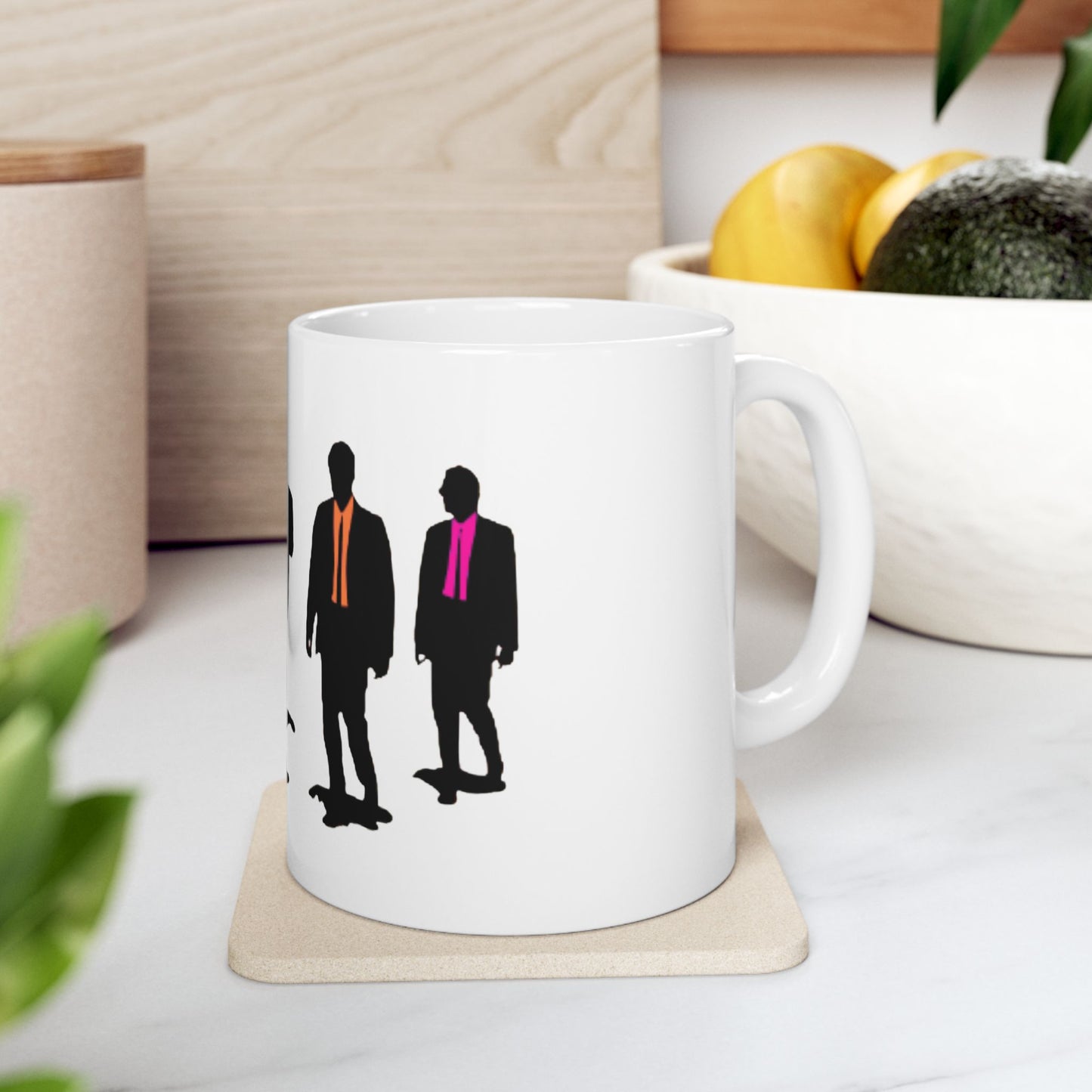 Reservoir Dogs Colorful Tie Silhouette Mug (11oz & 15oz)