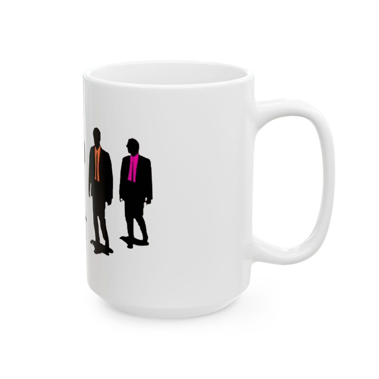 Reservoir Dogs Colorful Tie Silhouette Mug (11oz & 15oz)