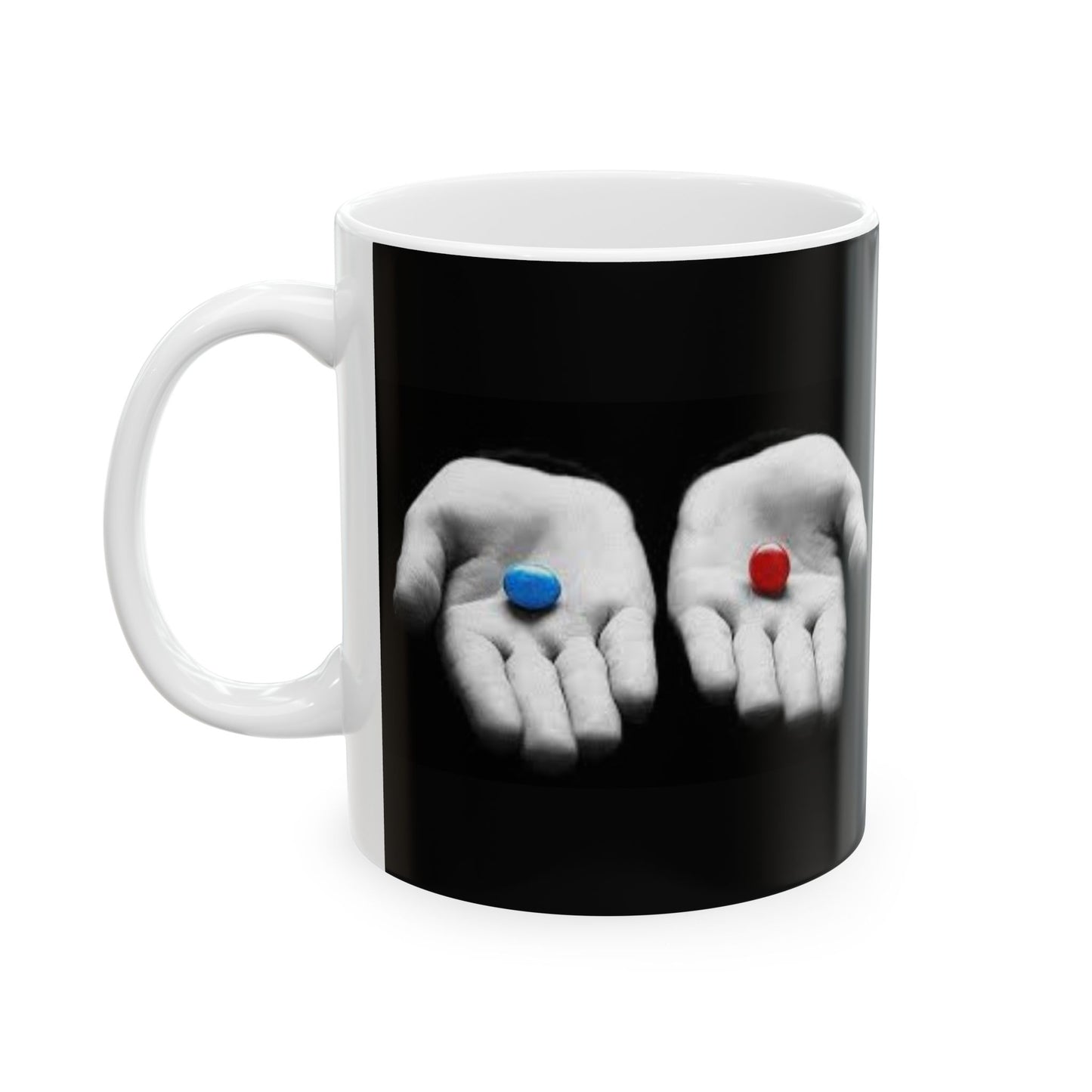 Red Pill Blue Pill from The Matrix Mug