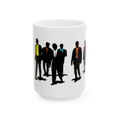 Reservoir Dogs Colorful Tie Silhouette Mug (11oz & 15oz)