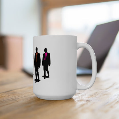 Reservoir Dogs Colorful Tie Silhouette Mug (11oz & 15oz)