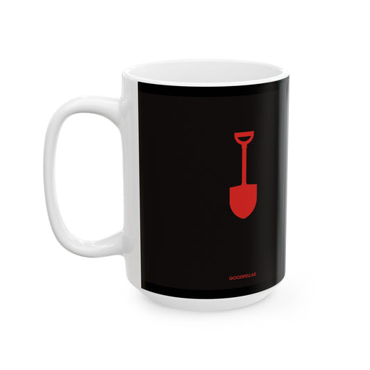 Red Shovel Mug