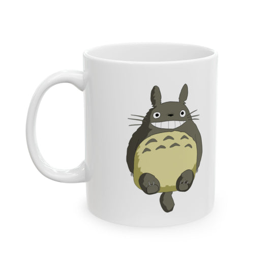 Totoro-Inspired Ceramic Mug