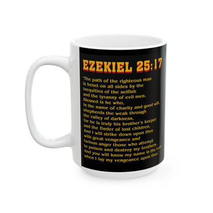 Ezekiel 25:17 Pulp Fiction verse mug