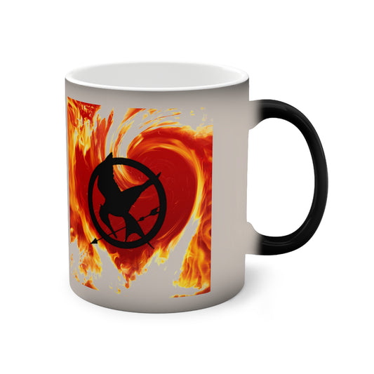 Mockingjay Flame Reveal Mug - Color Changing Heat Magic