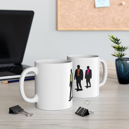 Reservoir Dogs Colorful Tie Silhouette Mug (11oz & 15oz)