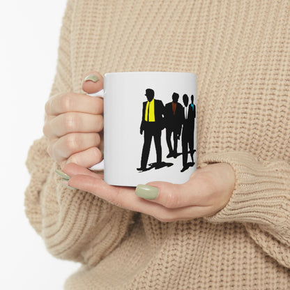 Reservoir Dogs Colorful Tie Silhouette Mug (11oz & 15oz)