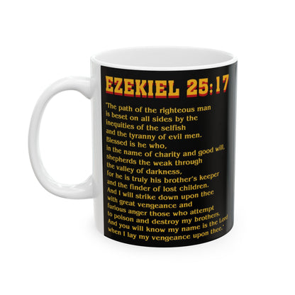 Ezekiel 25:17 Pulp Fiction verse mug